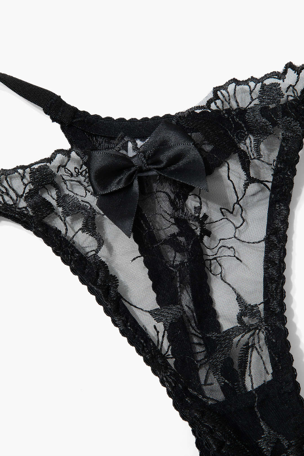 Dantel Nakışlı Volan Detaylı Jartiyer Takımı