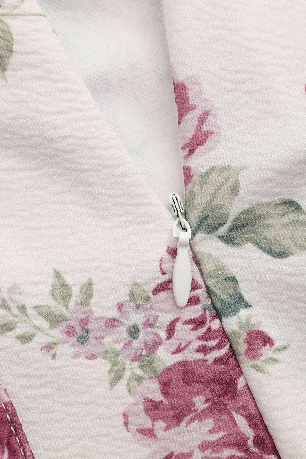 Çiçek Desenli Fermuarlı Korse