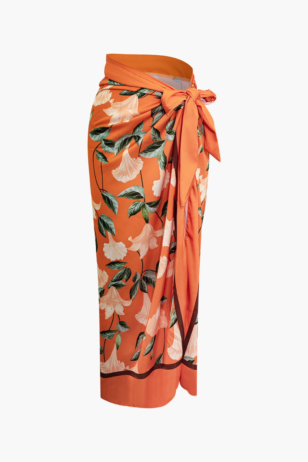 3D Halter Yaka Mayo ve Mayo Eteği Pareo Etek Takımı