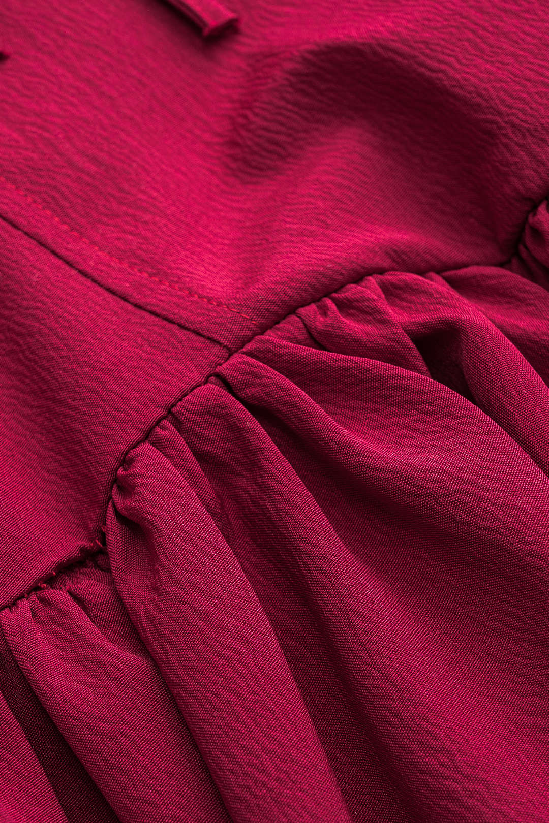 Büzgülü Bağcıklı Fırfırlı Büstiyer Mini Elbise