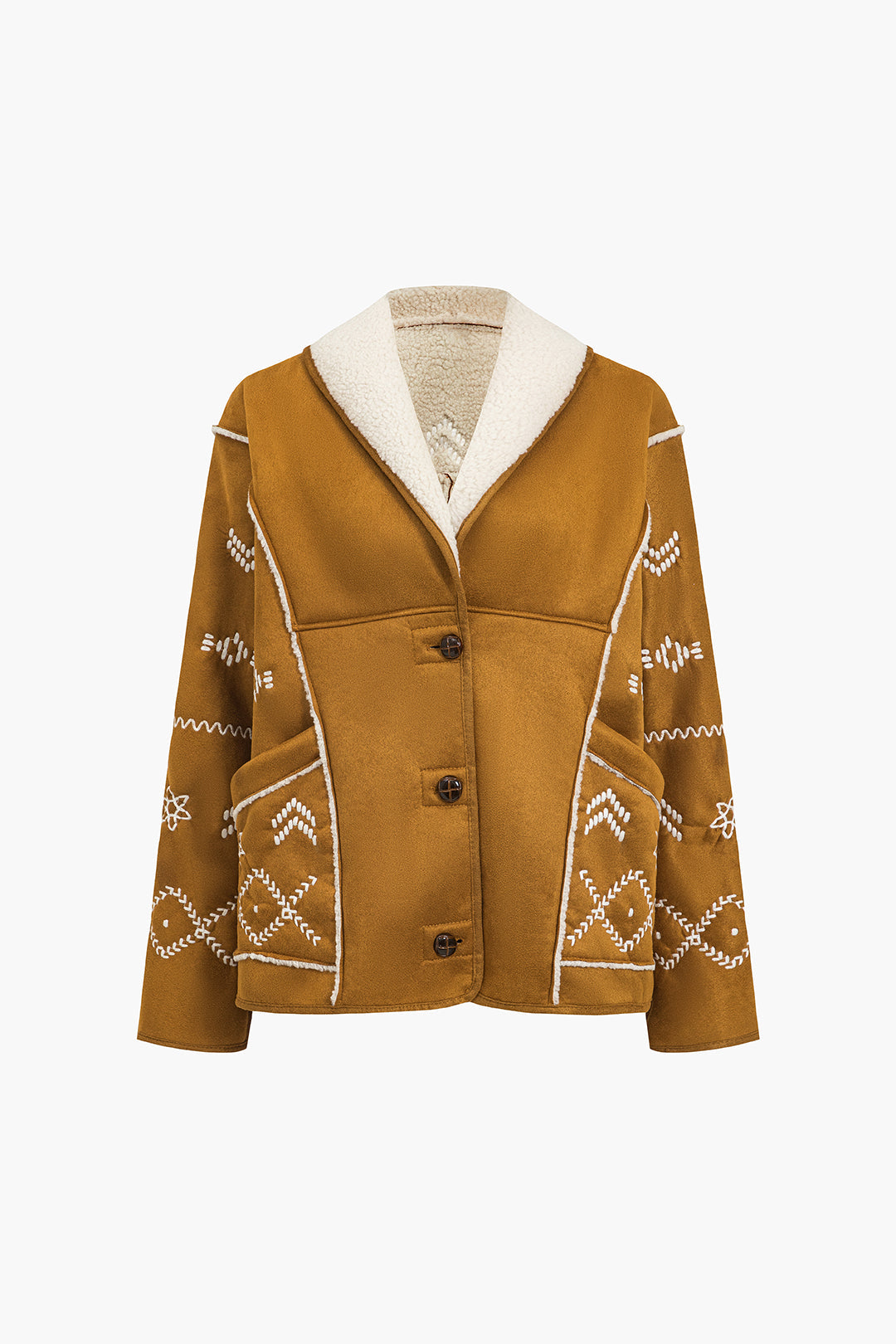 Bear Polar Nakışlı Ceket