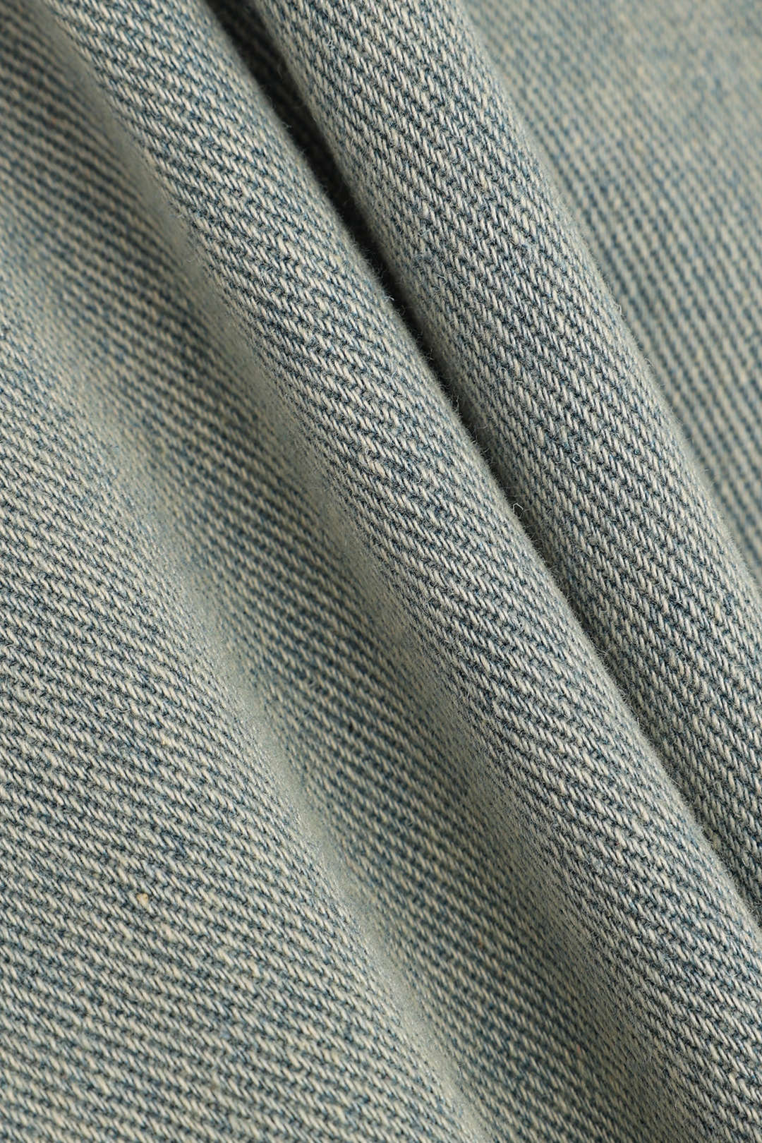 Denim Kesik Detaylı Düğmeli Cep Geniş Paça Jean