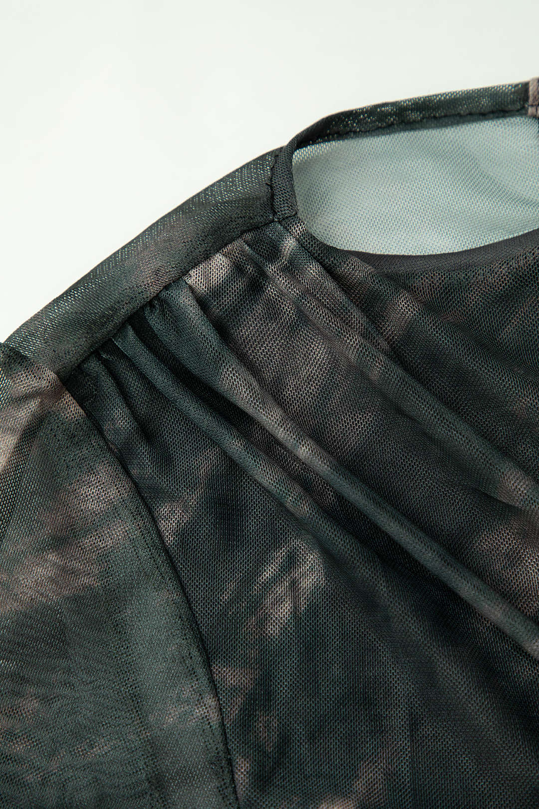 Batik Dantelli File Uzun Kollu top