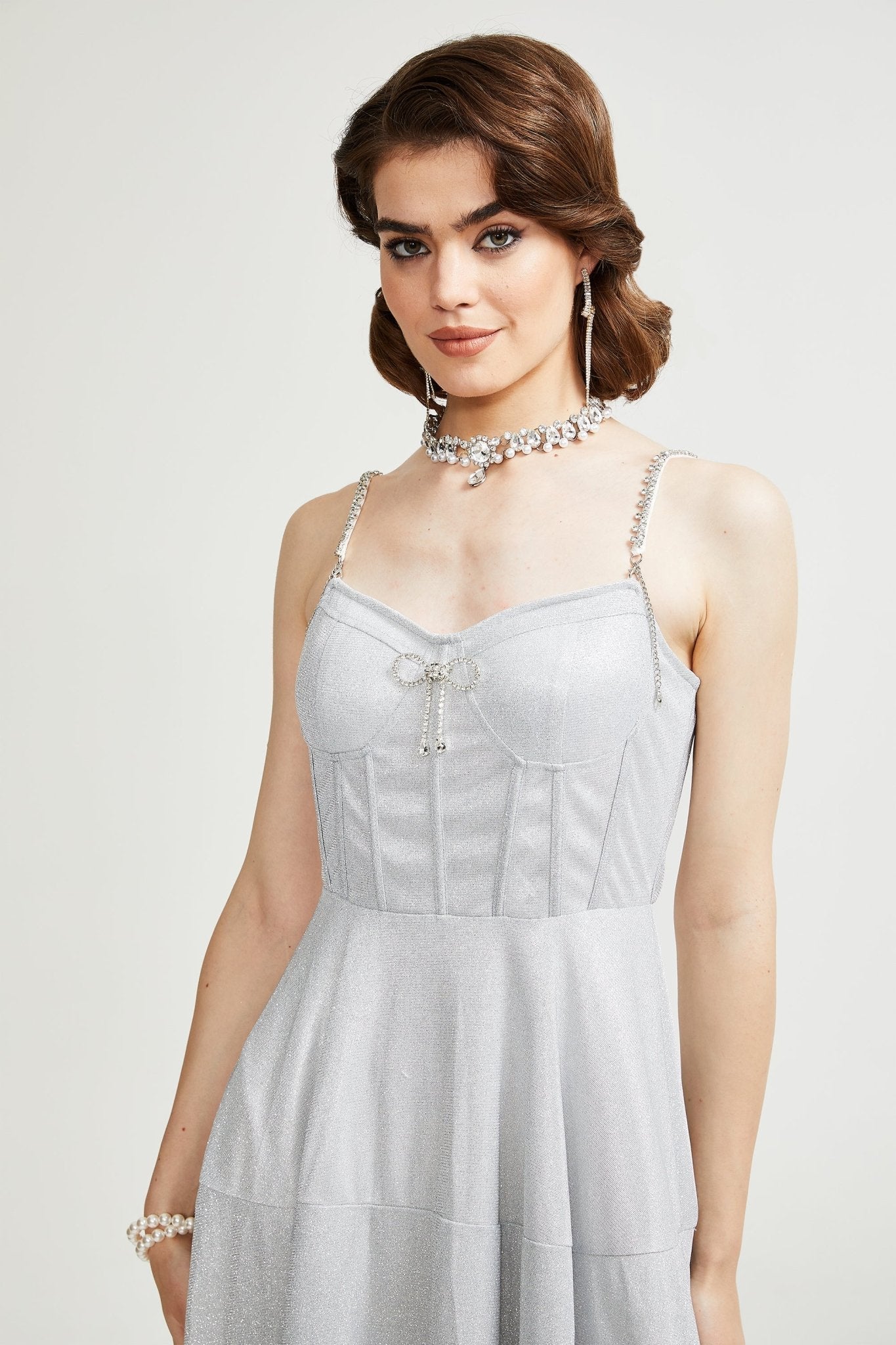 Belladra midi elbise