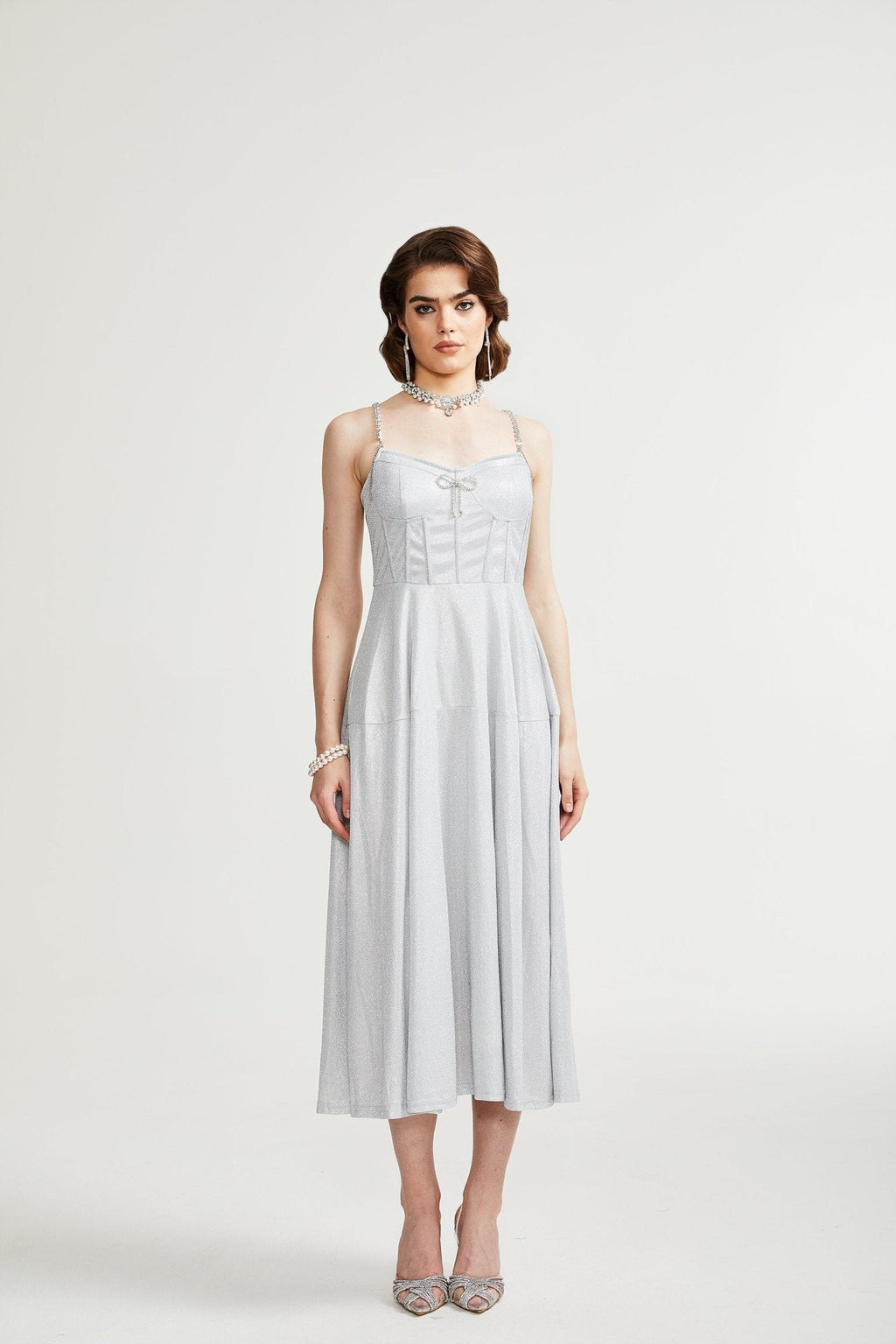 Belladra midi elbise