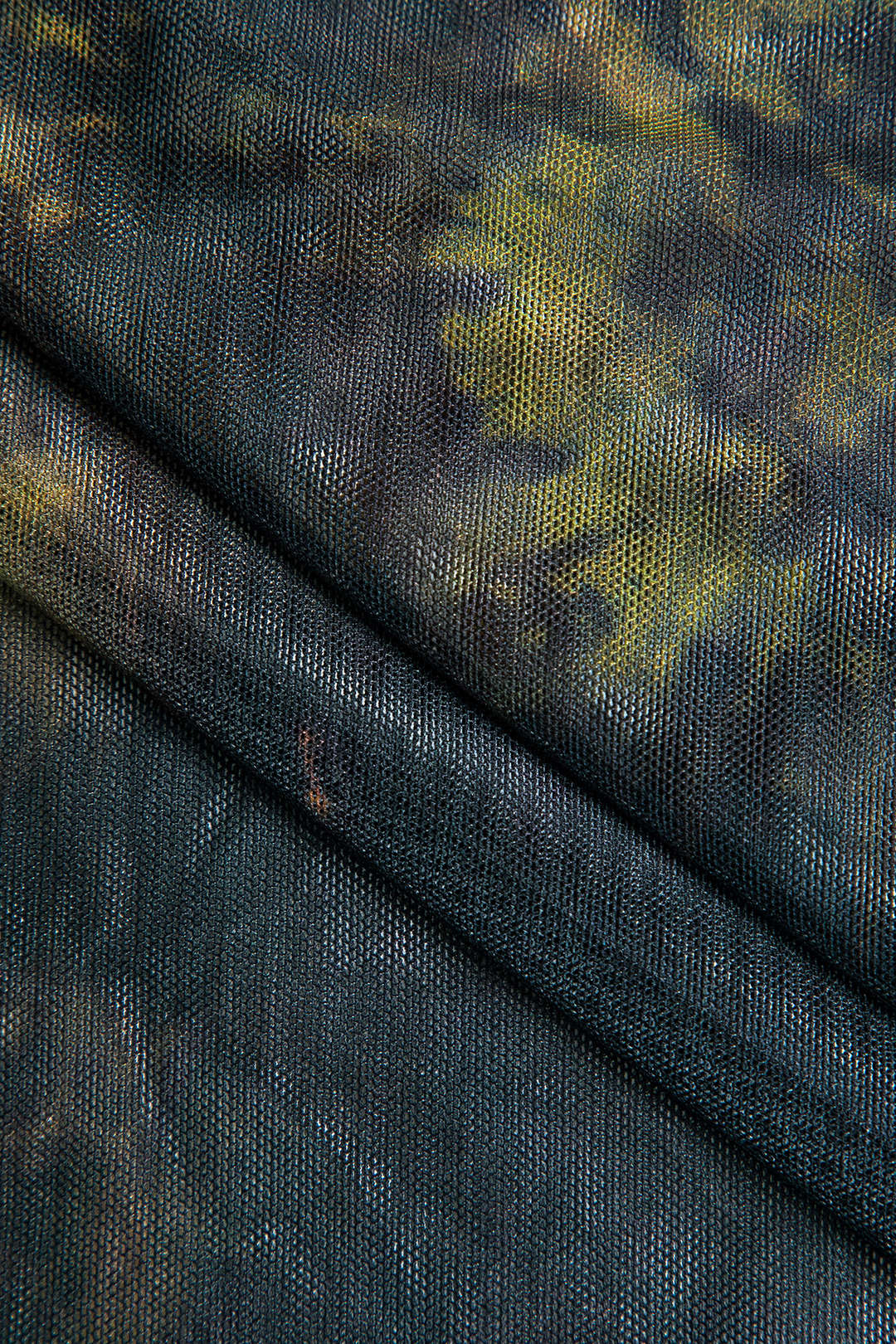 Batik Baskı Fileli Uzun Kollu top