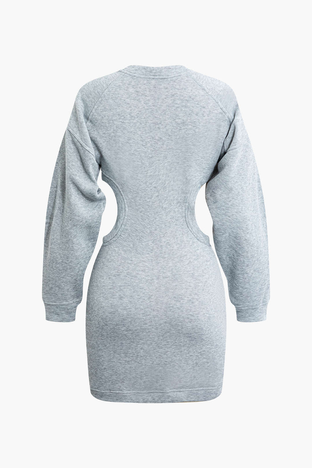 Belden Bağlamalı Fener Kol Mini Elbise