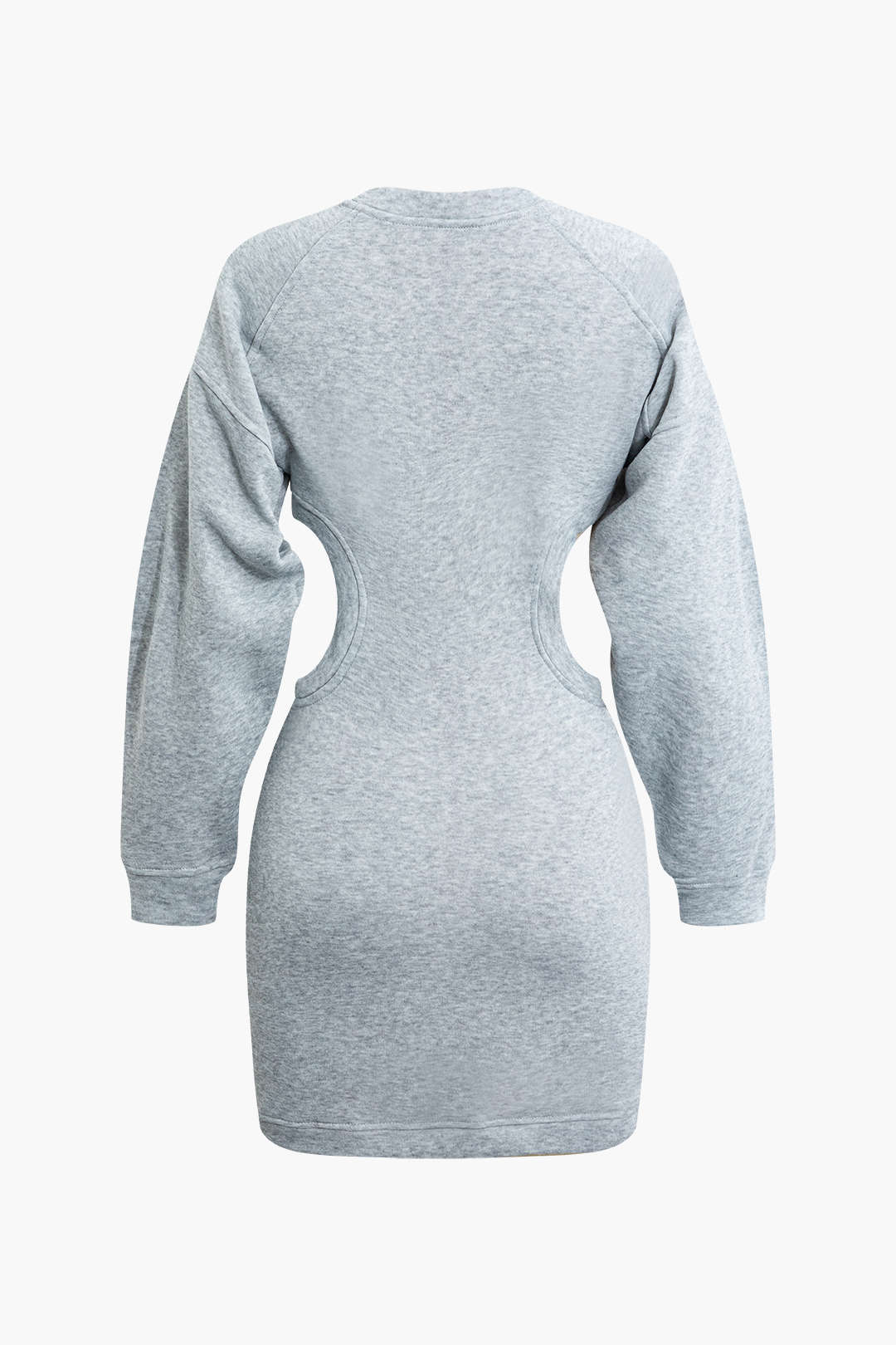 Belden Bağlamalı Fener Kol Mini Elbise