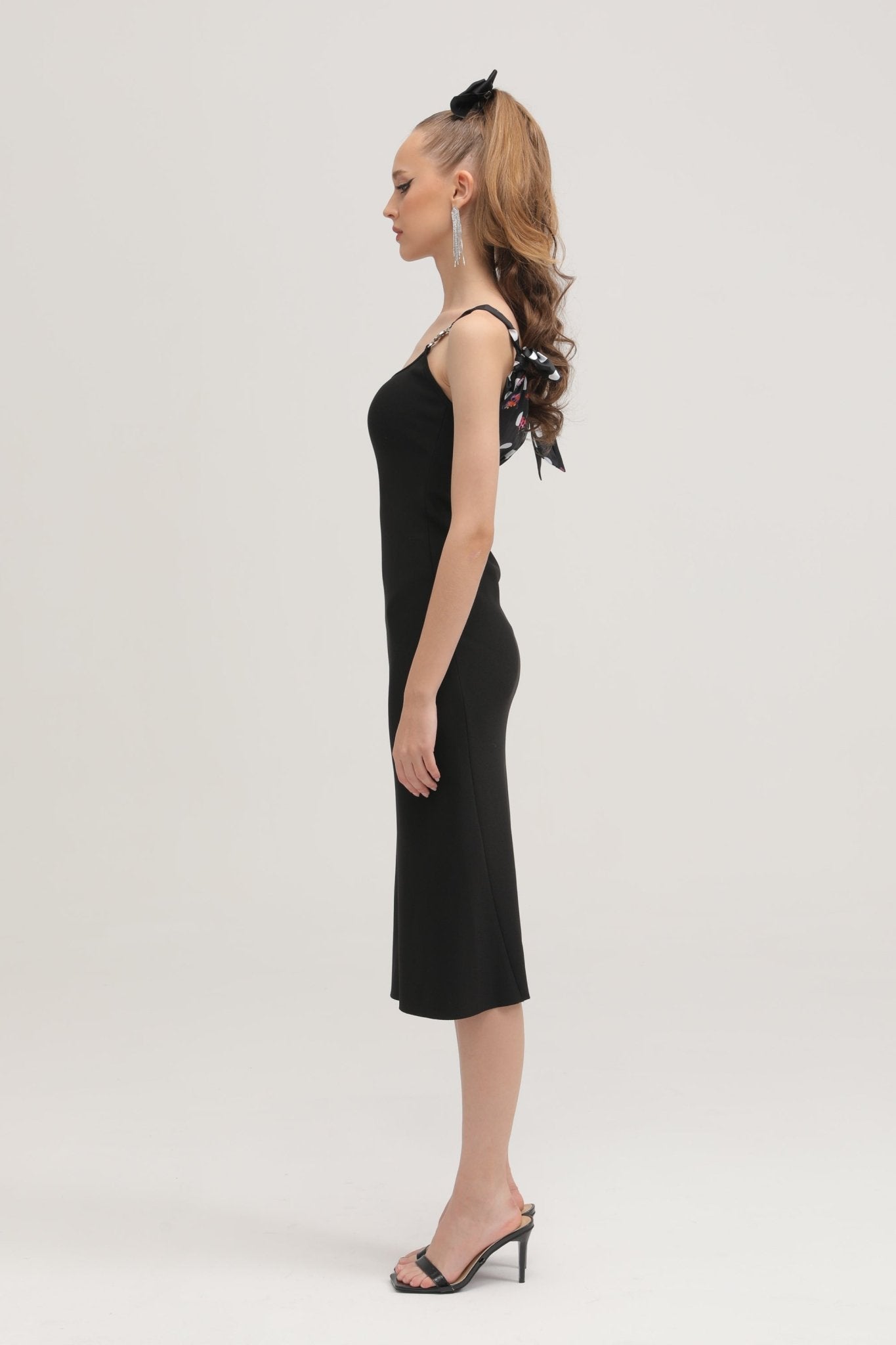 Ceridwen midi elbise