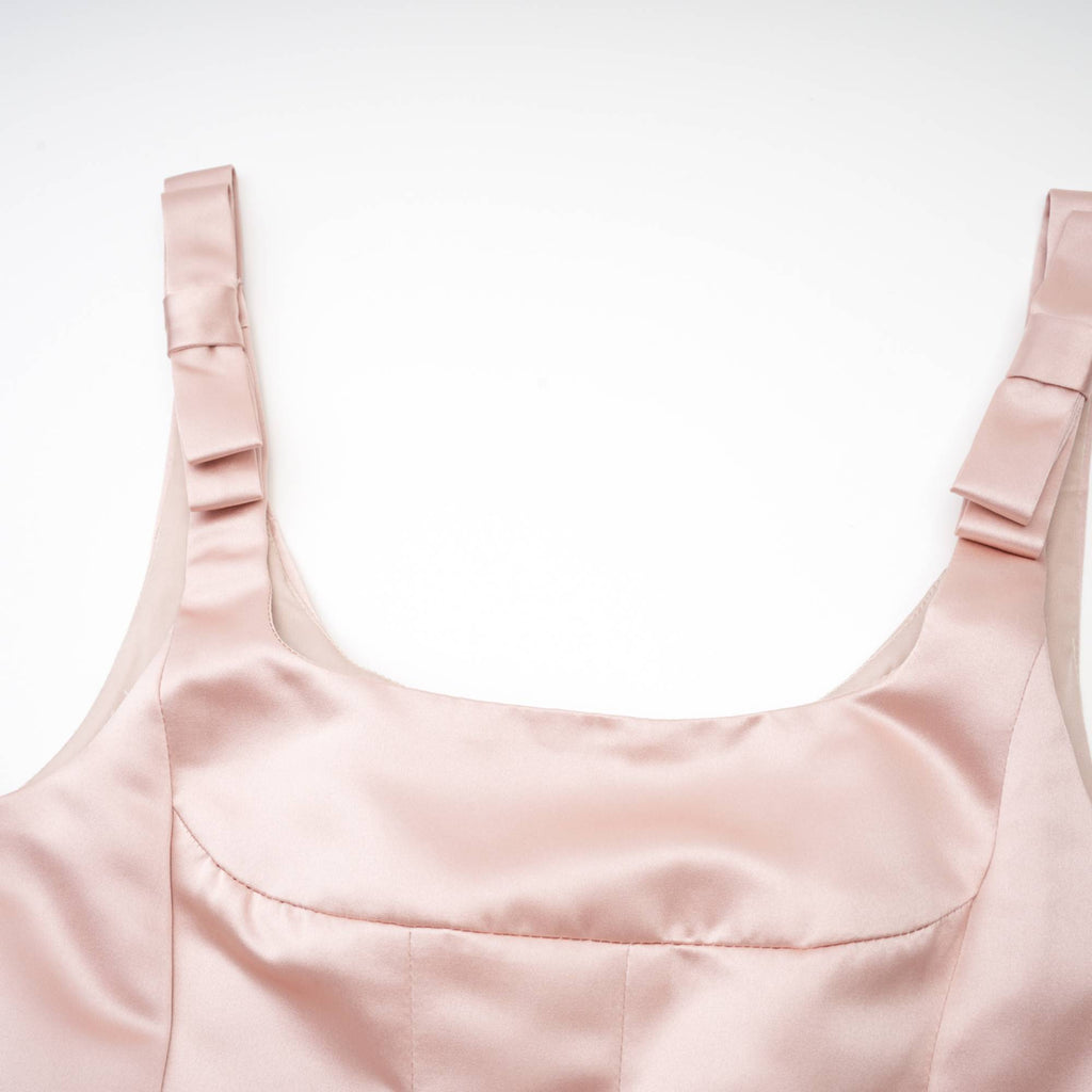 Coralie pile midi elbise