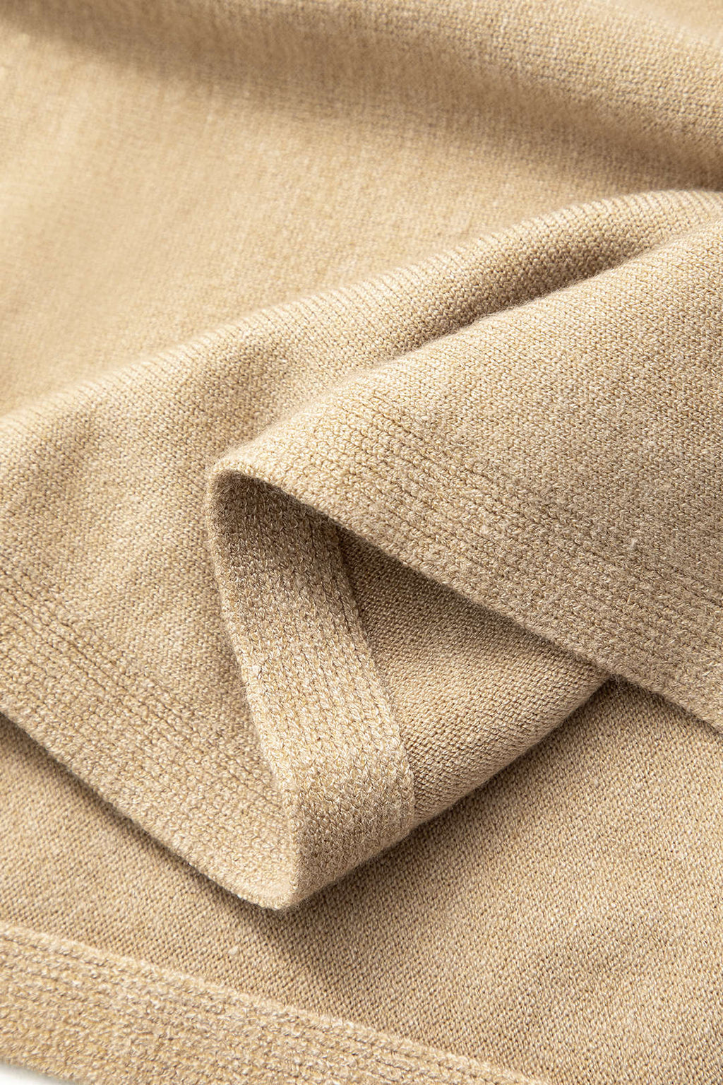 Basic Katı Triko Uzun Kollu midi Elbise