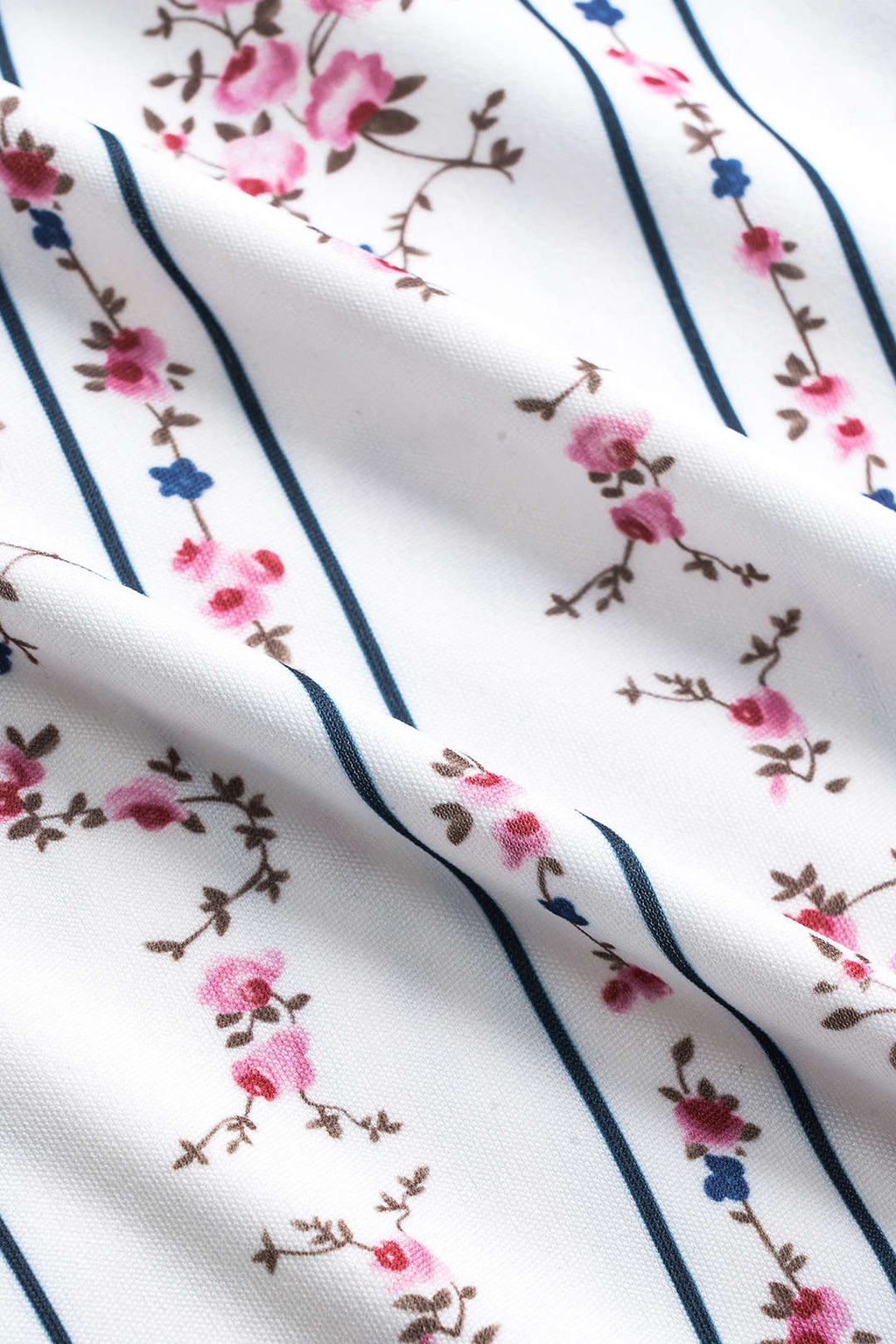 Çiçek Desenli Patchwork Büzgülü Bağcıklı Straplez Mini Elbise