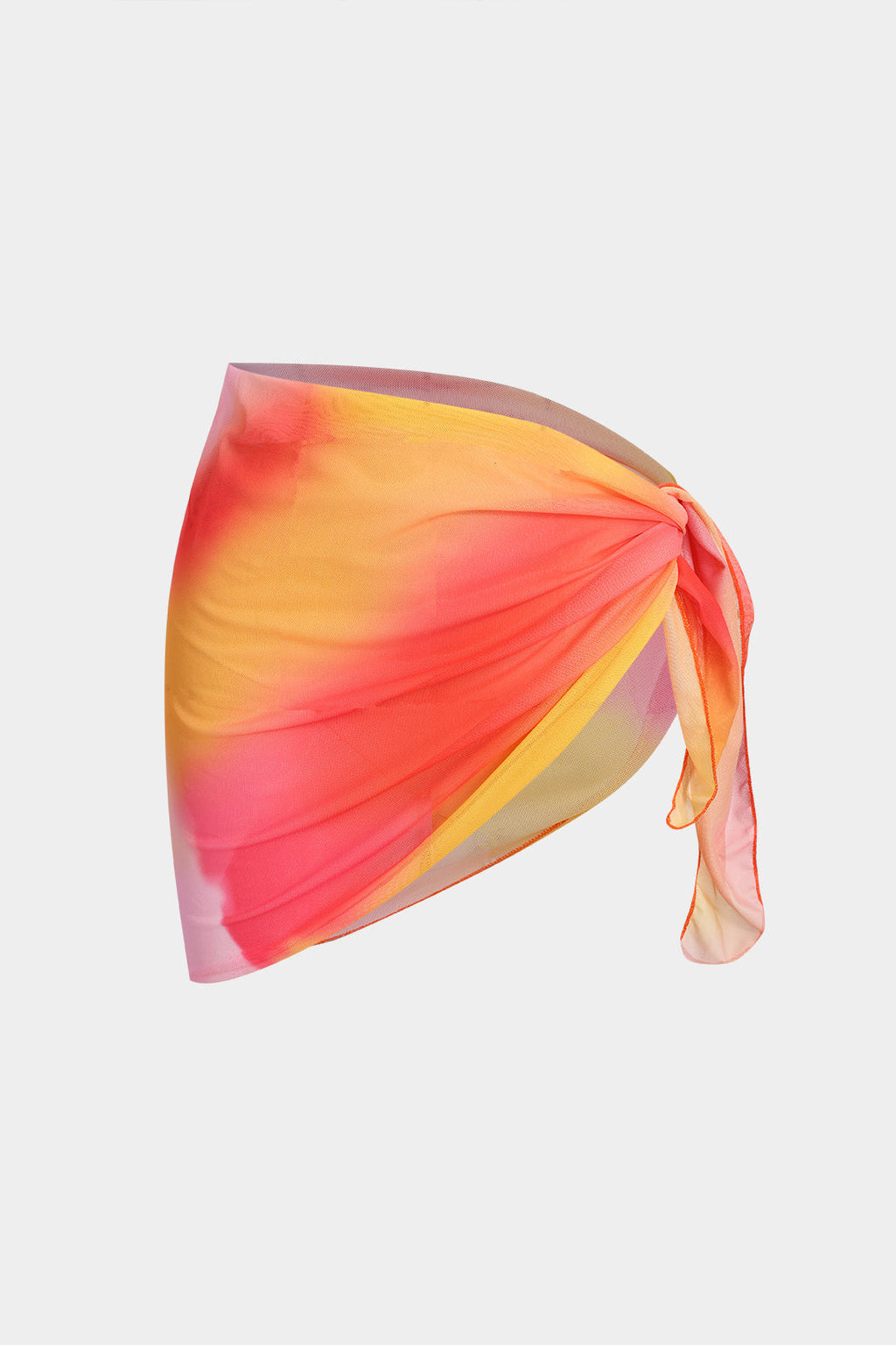 Bağlamalı Bikini ve Mayo Eteği Pareo Takımı