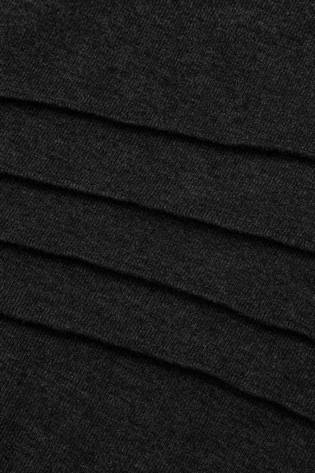 Anvelop Uzun Kollu Yırtmaçlı Maksi Elbise