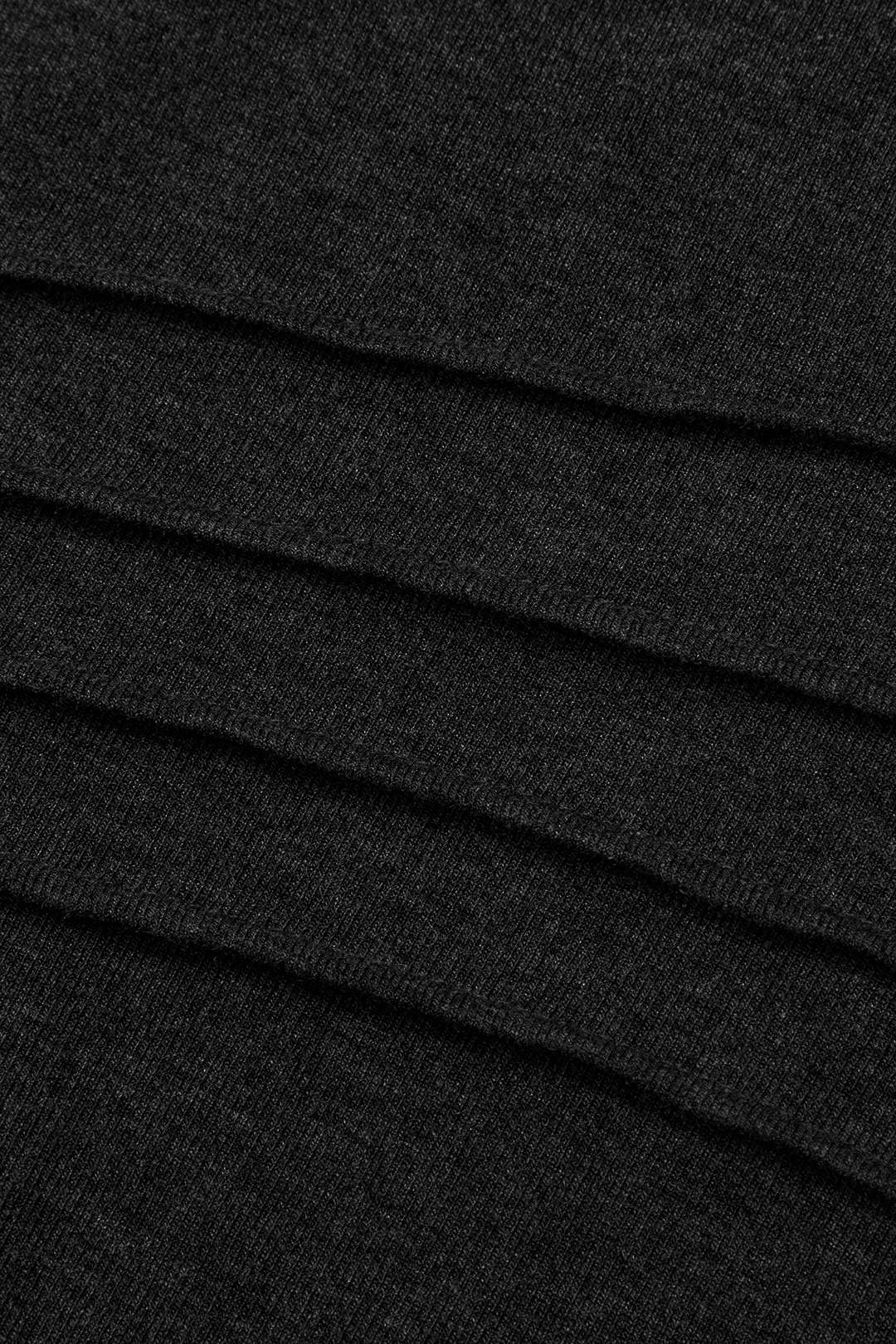 Anvelop Uzun Kollu Yırtmaçlı Maksi Elbise