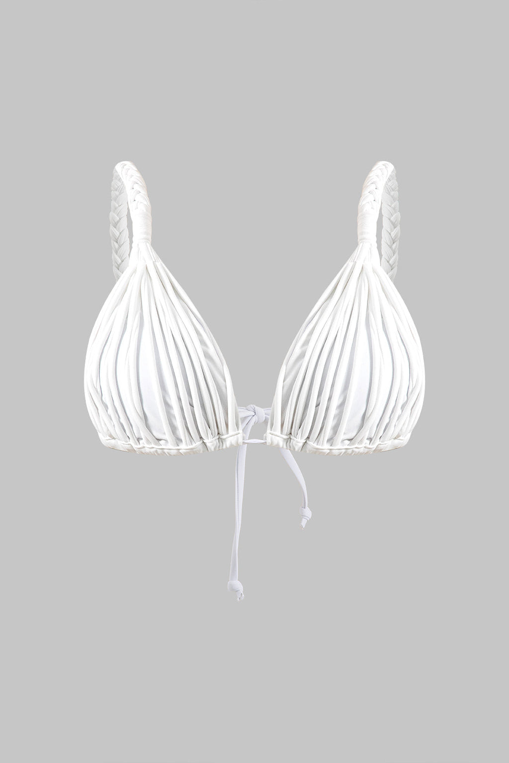 Büzgülü Bağlamalı Sırt Dekolteli Bikini Takımı