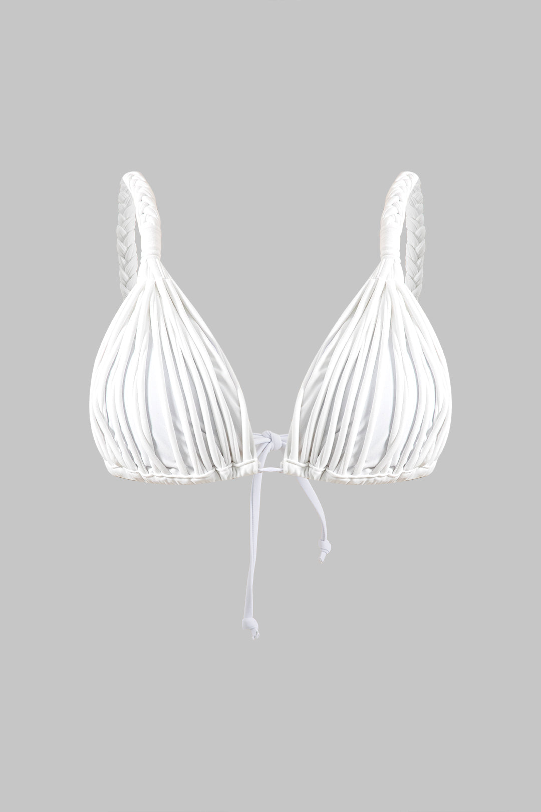 Büzgülü Bağlamalı Sırt Dekolteli Bikini Takımı