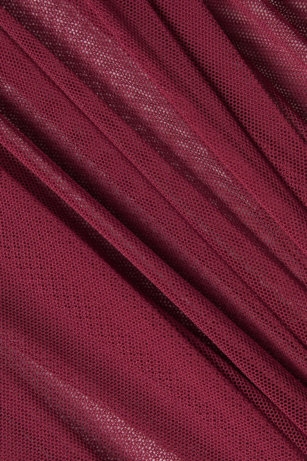 Ağ Mesh Büstiyer Dekolteli İşlemeli Yan Yırtmaçlı Uyku Giyim Seti