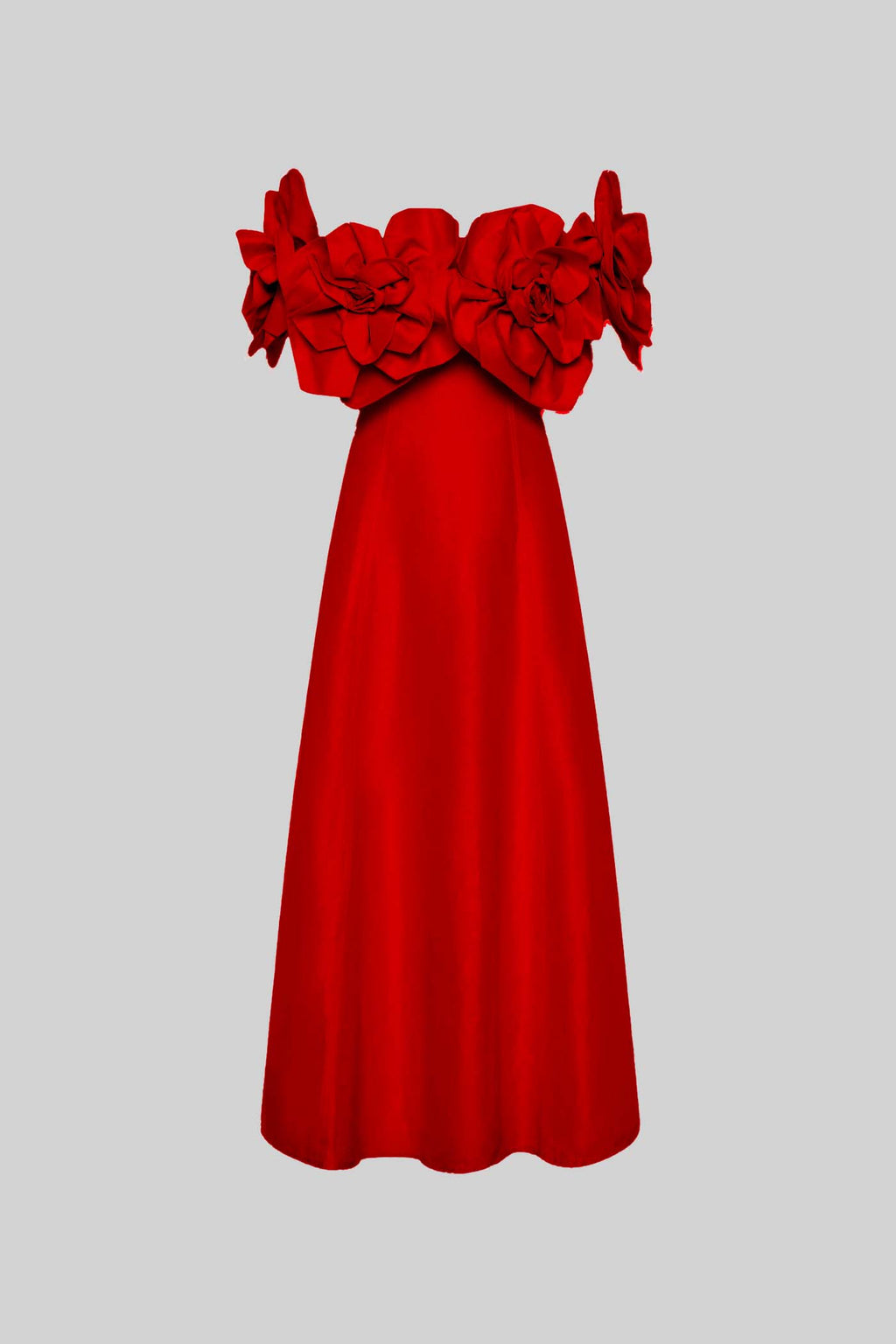 Çiçek Desenli Midi Elbise